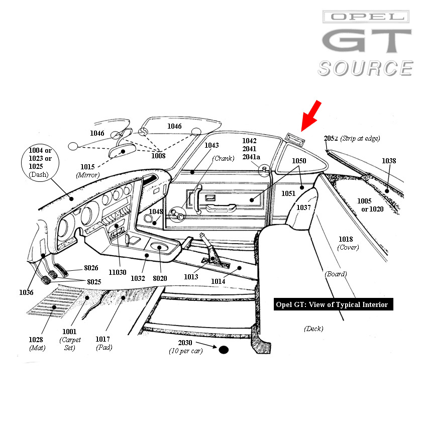 5001bl_opel_gt_dome_light_assembly_diagram01