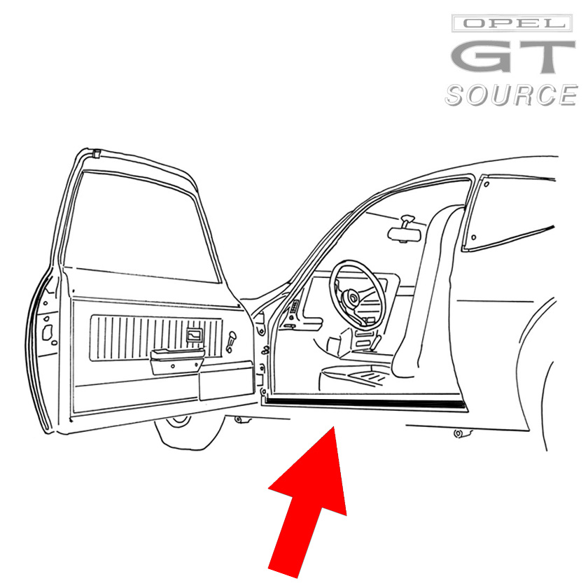 2054_opel_gt_door_sill_plate_diagram