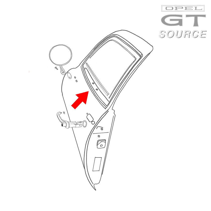 2006_opel_gt_lower_door_window_rubber_scraper_diagram