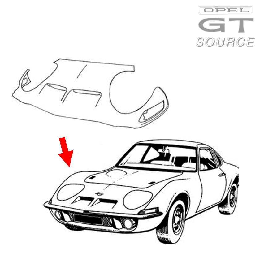 2027_opel_gt_front_nose_panel_fiberglass_diagram