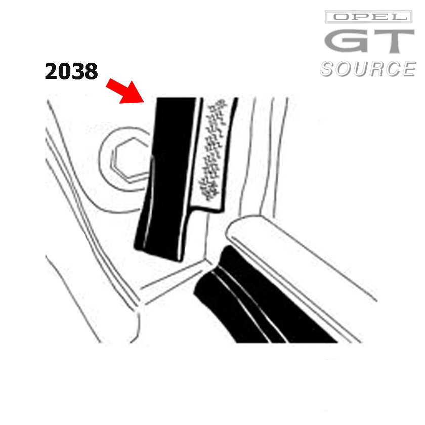 2038_opel_gt_door_weatherstrip_upper_piece_diagram02