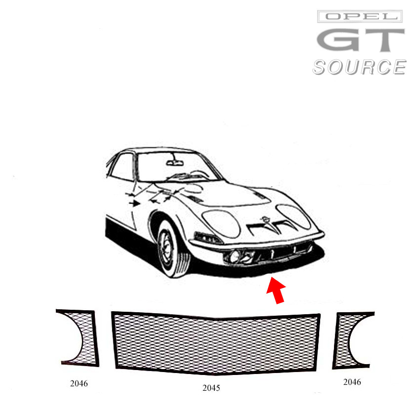 2045_opel_gt_center_front_grille_black_diagram