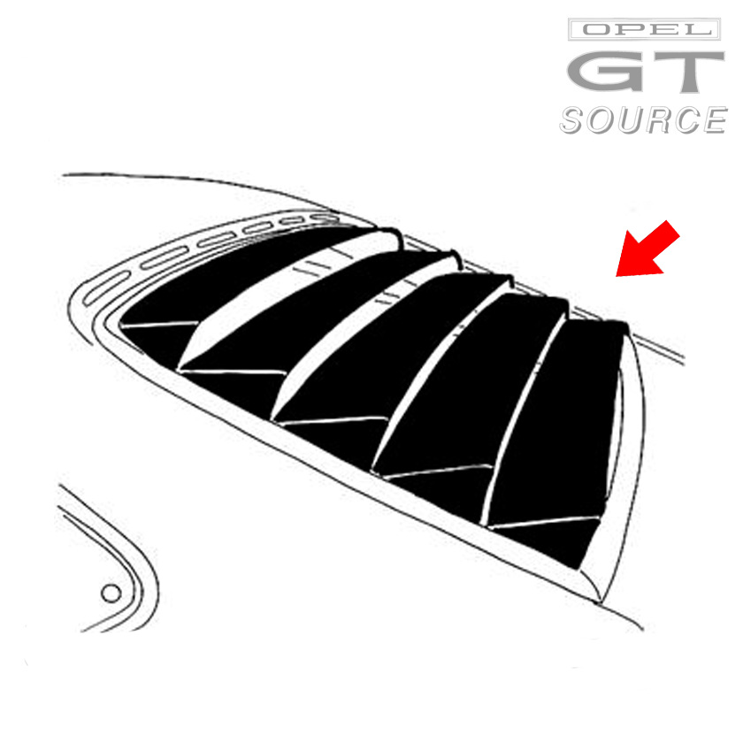 2050_opel_gt_rear_window_louver_set_diagram