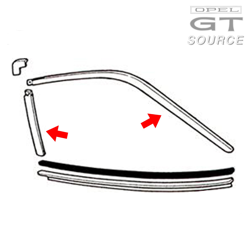2060_opel_gt_passenger_door_window_trim_diagram