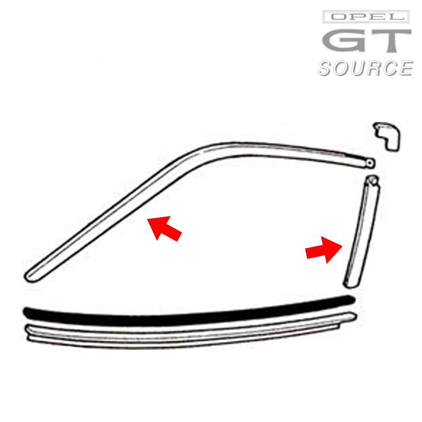 2061_opel_gt_passenger_door_window_trim_diagram
