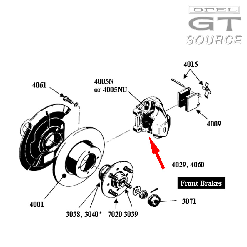4060_opel_front_brake_pad_shim_set_diagram01
