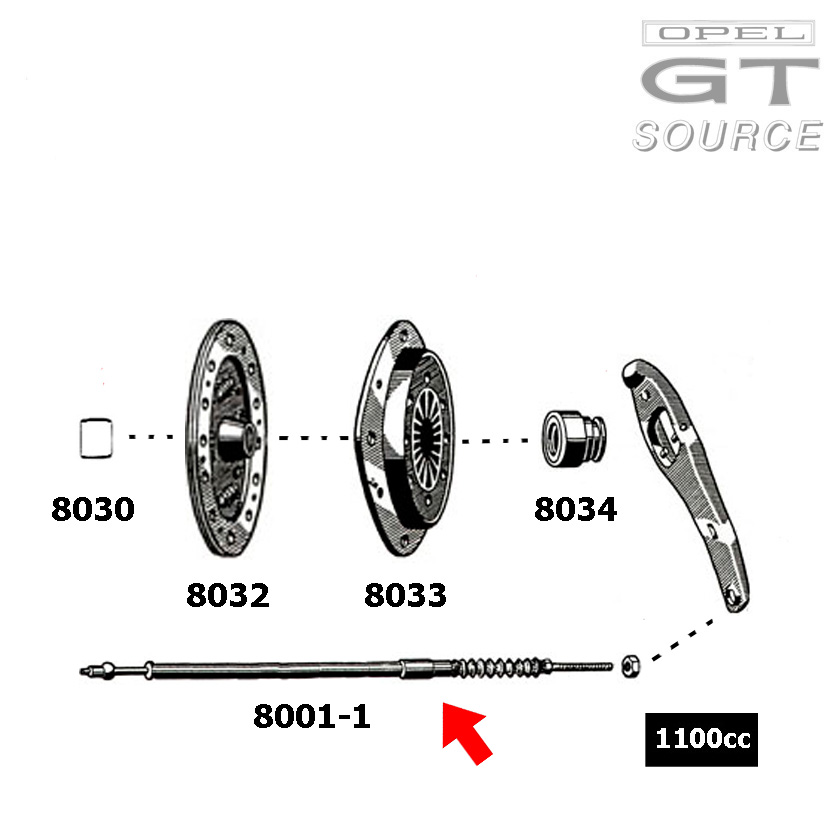 8001-1_opel_gt_kadett_11l_clutch_cable_diagram01