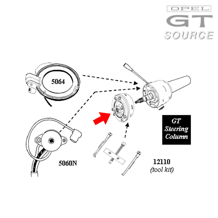 5085_steering_column_hub_mount_nut_diagram01