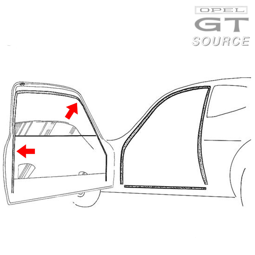 2036_opel_gt_door_window_track_clip_set_diagram